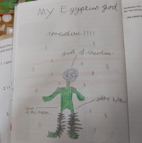 T6 Year 3 History- Creating an Egyptian God